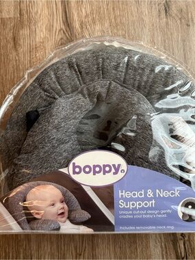 Boppy Head & Neck Support Pillow - Heather Gray